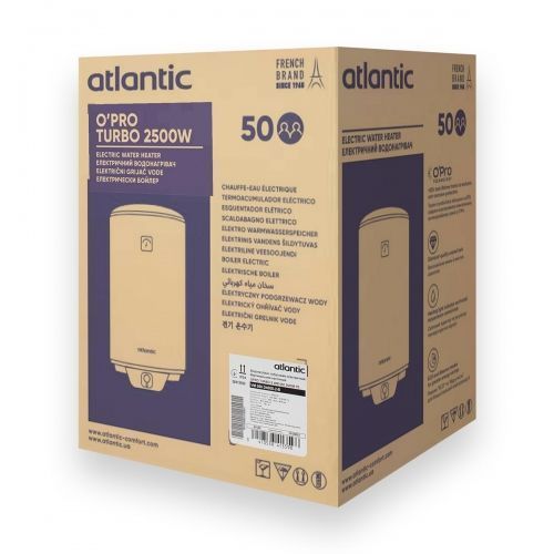 Бойлер Atlantic O`Pro Turbo VM 050 D400S-2-B (2500W) 1066 фото