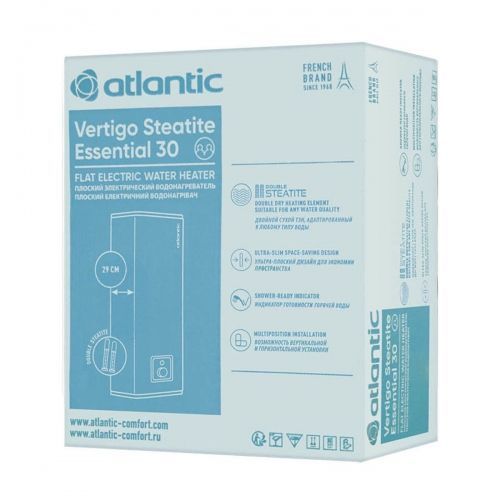 Бойлер Atlantic Vertigo Steatite Essential 30 MP-025 2F 220E-S (1000W) 1017 фото